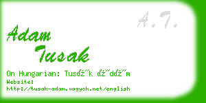 adam tusak business card